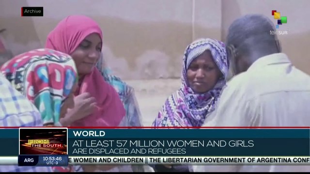 At least 57 million women and girls are refugees or victims of violence