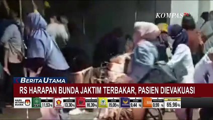Pasien di RS Harapan Bunda Jaktim Langsung Dievakuasi Imbas Insiden Kebakaran