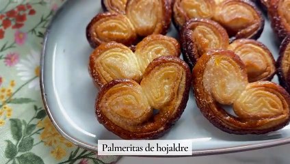 Palmeritas de hojaldre en minutos