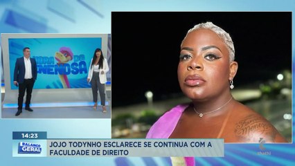 Jojo Todynho esclarece se parou de estudar