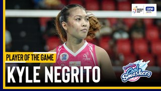 PVL Player of the Game Highlights: Creamline setter Kyle Negrito outwits Galeries Tower