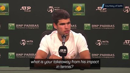 Nadal is one of the greatest in history - Alcaraz