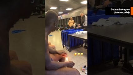 Riskialtis video: Mario Balotelli heittää raketin Adana Demirsporin pukuhuoneeseen