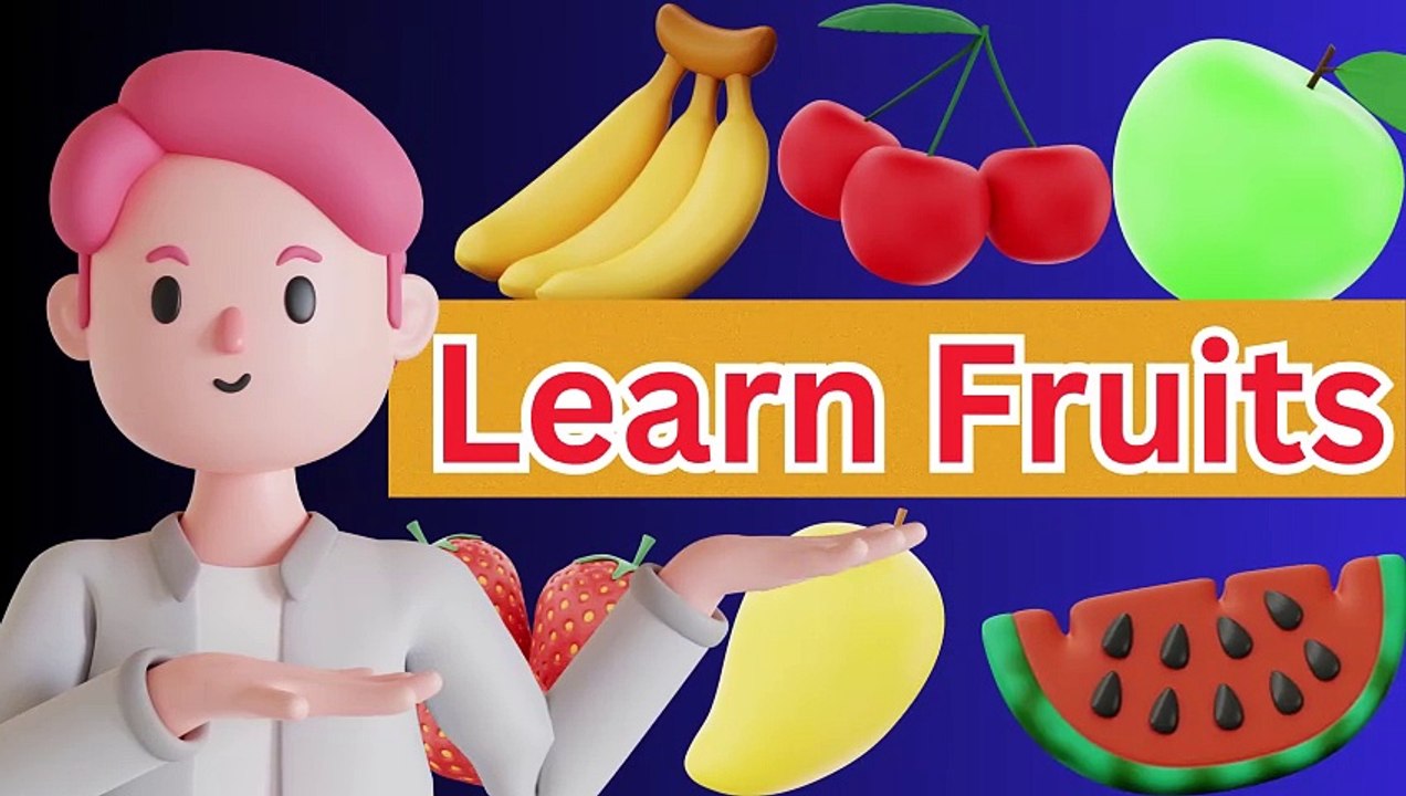 Fruits A Fun and Colorful Video for Kids with Real Fruit Videos