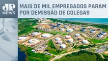 Trabalhadores da refinaria de Mataripe, na Bahia, fazem greve