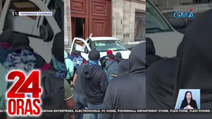 Pres'l palace sa Mexico, pinasok ng mga humihingi ng hustisya para sa 43 estudyanteng nawala noong 2014 | 24 Oras