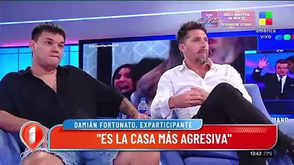 Damián Fortunato criticó la agresividad de este Gran Hermano
