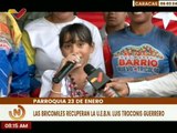 Caracas | Más de 200 estudiantes beneficiados con recuperación de la U.E.B.N. Luis Troconis Guerrero