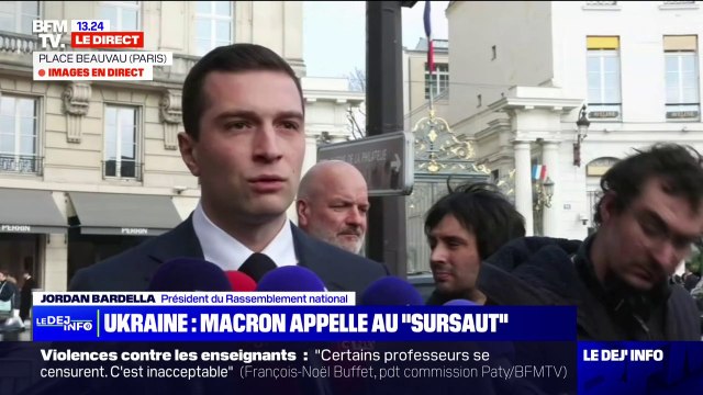 Jordan Bardella: Emmanuel Macron a été désavoué par l'intégralité de nos alliés européens et de nos alliés de l'OTAN