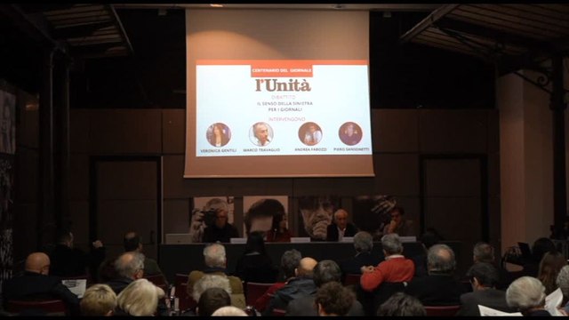 A Roma l'evento per celebrare i 100 anni de 'L'Unità'