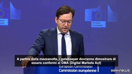 L'Ue: da mezzanotte in vigore il Digital Markets Act per le big tech