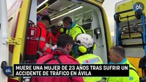 Muere una mujer de 23 años tras sufrir un accidente de tráfico en Ávila