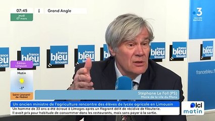 Stéphane Le Foll, ancien ministre de l'Agriculture et maire du Mans