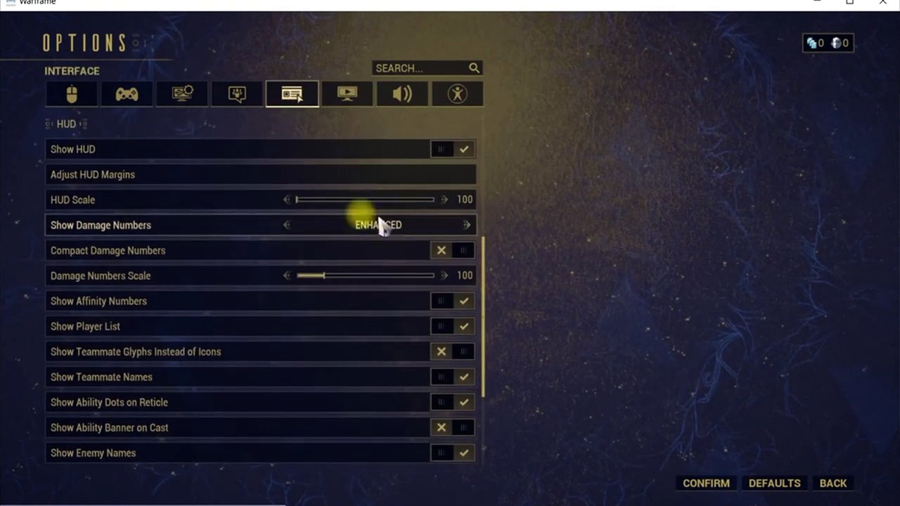 Warframe 设置1