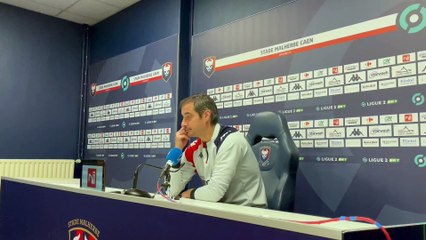 Nicolas Seube avant le match face au Paris FC