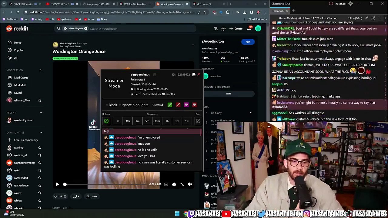 Un streamer habla de lo complicado que es estar tantas horas en directo