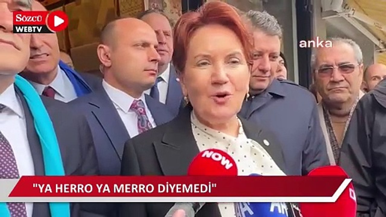 Akşener'den Yavaş'a: "Ya herro ya merro diyemedi''