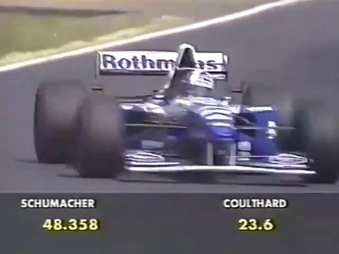 F1 – David Coulthard (Williams Renault V10) laps in qualifying – San Marino 1995