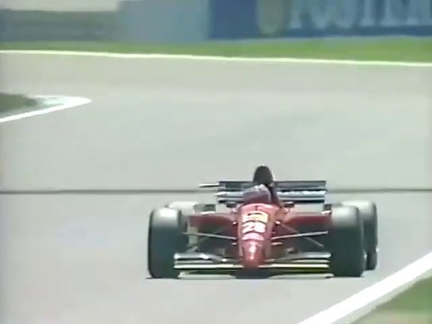 F1 – Gerhard Berger (Ferrari V12) lap in qualifying – Spain 1995