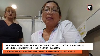 Télécharger la video: Ya están disponibles las vacunas gratuitas contra el virus sincicial respiratorio para embarazadas