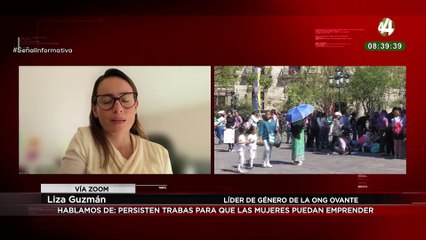 Liza Guzmán habla spbre la persistencia de trabas para que mujeres puedan emprender