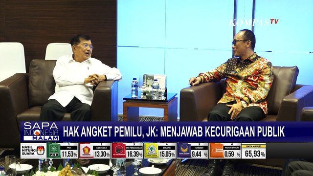Jusuf Kalla Sebut Hak Angket Pemilu Bisa Klarifikasi Kecurigaan Masyarakat!