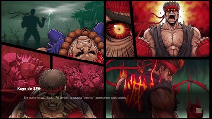 Street Fighter V - Arcade Mode + Secret Fight - Kage - Hardest - SFA Route [1CC]