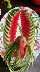 Super Salad Platter Decoration Ideas #SuperSalad #cuttingskills #fooddecoration_3