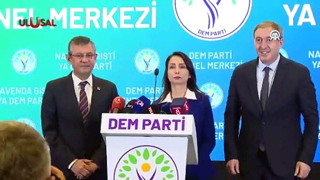 İşte CHP/DEM'in pazarlık listesi: Öneri Özgür Özel'den geldi