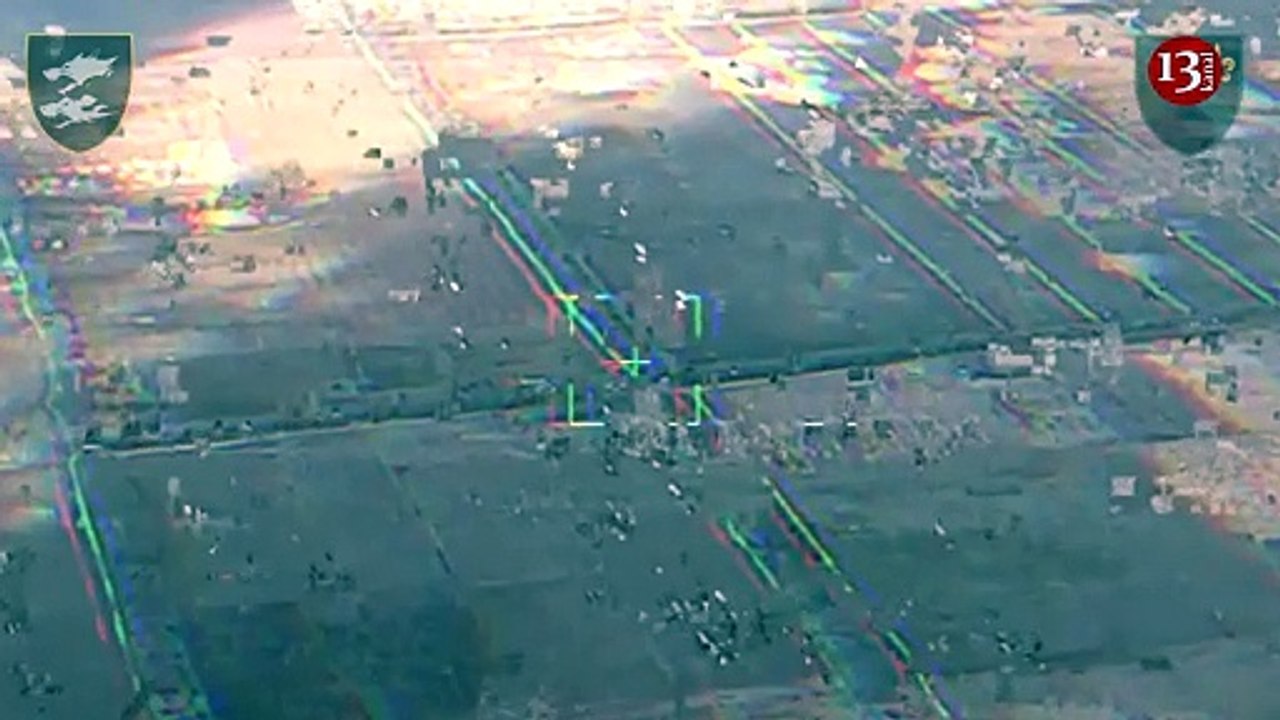 Russian drone operators, preparing for attack, were themselves attacked