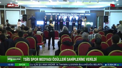 TSİİS Spor Medya Ödülleri sahiplerine verildi