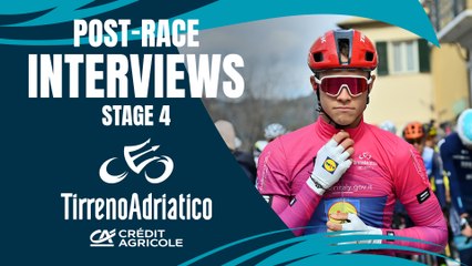 Download Video: Tirreno Adriatico 2024 | Stage 4: interviews