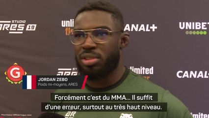 ARES 19 - Zebo : "Contre Doumbè, il a suffi d'une erreur"