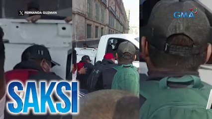 Pinto at harapan ng presidential palace sa Mexico City, nasira sa paglusob ng mga raliyista | Saksi