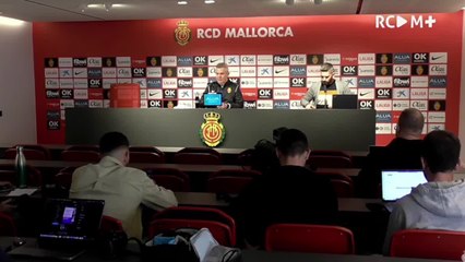 Rueda de prensa de Aguirre antes del partido Barcelona vs Mallorca ⚽