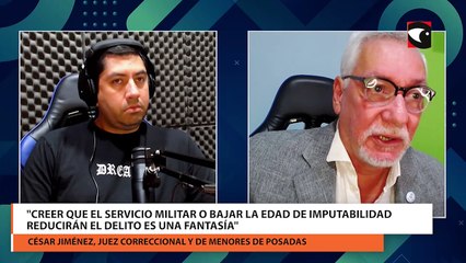 "Creer que el servicio militar o bajar la edad de imputabilidad reducirán el delito es una fantasía"