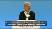 Lagarde: su ritorno inflazione a target sapremo molto di più a giugno