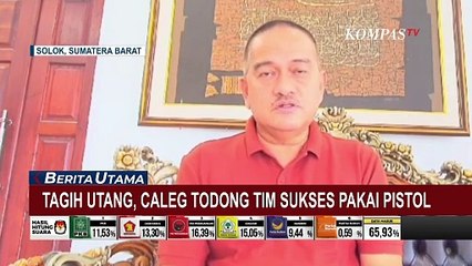 Dipicu Masalah Utang Rp5 Juta, Caleg di Sumbar Todong Pistol ke Timsesnya