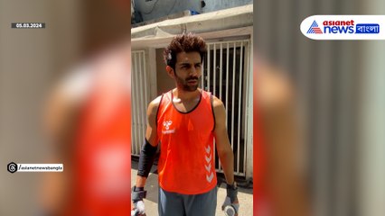 জিম লুকে ধরা দিলেন কার্তিক আরিয়ান