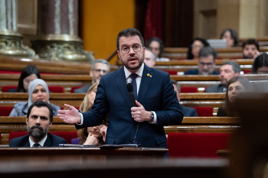 Pere Aragonès, sobre el acuerdo de la amnistía: "Es el primer paso para acabar con la represión"