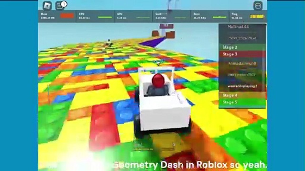 GEOMETRY DASH LEGO ROAD GONE WRONG | ROBLOX