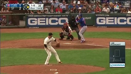 CHC_SF_ Contreras pulls up lame hustling to first(480P)