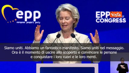 Europee, von der Leyen candidata per il Ppe: Vinciamo queste elezioni