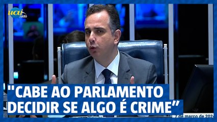 Pacheco: "Cabe ao parlamento decidir se algo é crime ou não"