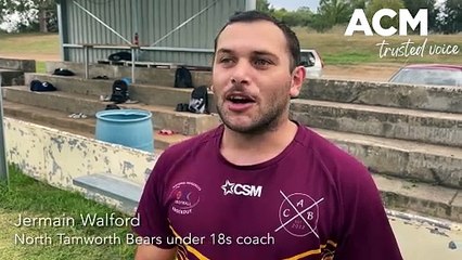 North Tamworth Bears under 18s training - March 7, 2024 - Northern Daily Leader