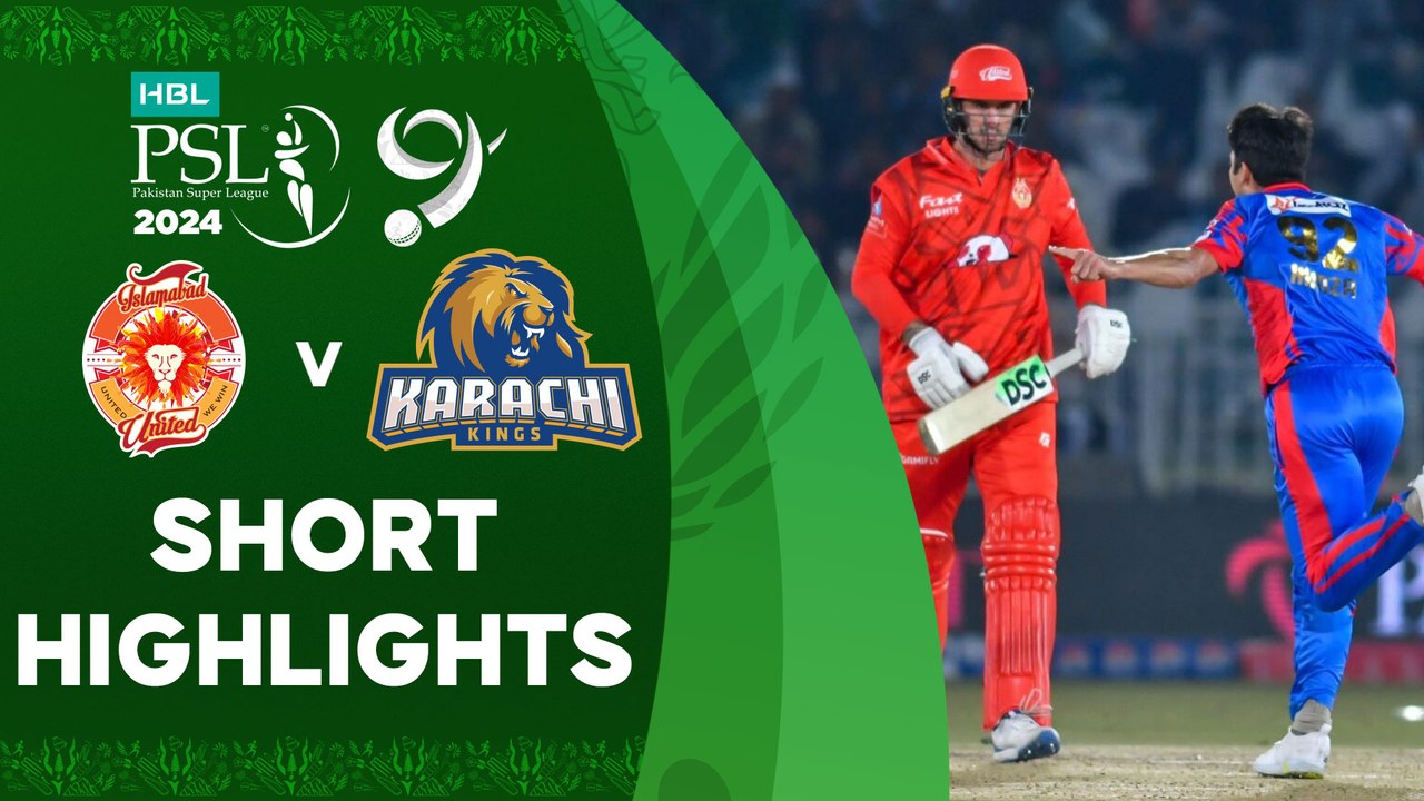Short Highlights | Islamabad United vs Karachi Kings | Match 24 | HBL PSL 9 | M1Z2U