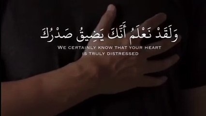 فيديو قرآن كريم قصير راحه نفسيه،،،ضيق الصدر