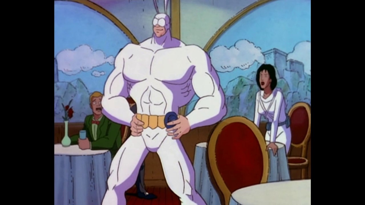 Muscle Cartoon Clip - The Tick 1