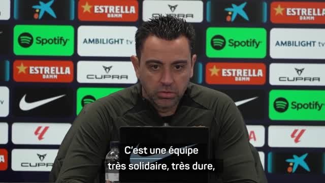 Barça - Xavi : Majorque, un adversaire très fort défensivement