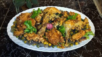 Colchis Pheasant breaded with stewed vegetables  Bulgaria